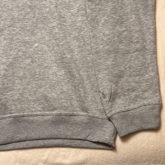 Spyder Men’s Light Grey Fleece Crew Neck Sweatshirt Size XLarge NWT - Picture 10 of 12